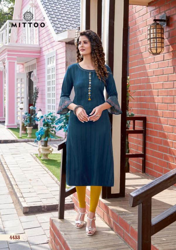 Mittoo Mayurika 5 Fancy Embroidery Kurti